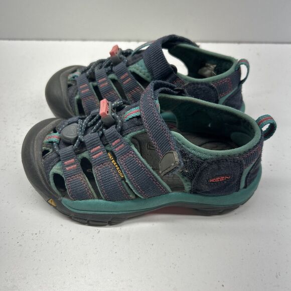 Keen Water Sandals Newport H2 Girl's 7 in. (Sz 4.5) Blue Sport Hiking Shoes - Picture 3 of 6